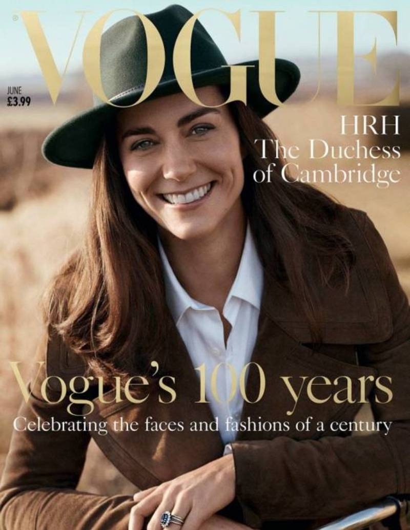 كيت ميدلتون نجمة غلاف Vogue Uk في عيدها الـ100